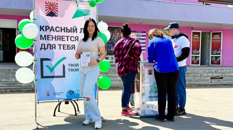 Более 120 тысяч жителей ЛНР уже приняли участие в голосовании «Единой России» и Минстроя по выбору объектов благоустройства. Более 120 тысяч жителей ЛНР уже приняли участие в голосовании «Единой России» и Минстроя по выбору объектов благоустройства.